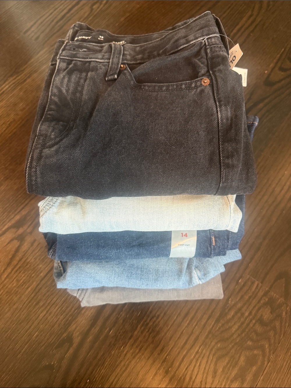 Boys set of 5 Old Navy Jeans, size 14